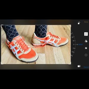 ASICS Onitsuka Tiger HN567 Orange n Leather shoes